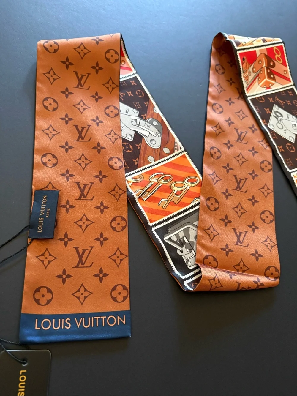 Fashion Silk Long Scarf Twilly